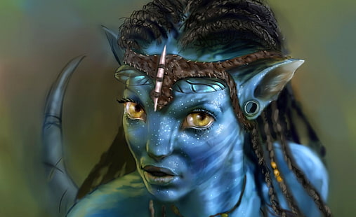 Neytiri Avatar Фильм, аватар обои, фильмы, аватар, художественный, фильм, Нейтири, аватар фильм, аватар 2009 фильм, HD обои HD wallpaper
