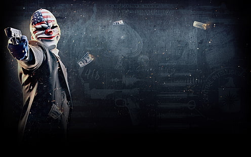 The Joker тапет, Payday 2, видео игри, HD тапет HD wallpaper