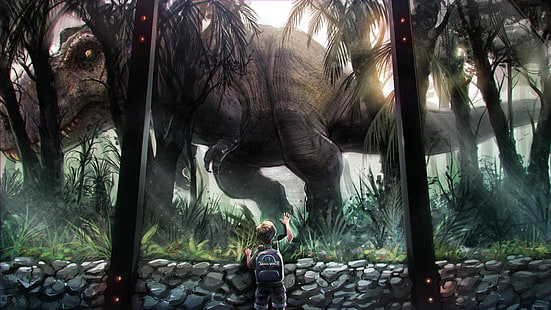 Jurassic Park, Monde Jurassique, Fond d'écran HD HD wallpaper