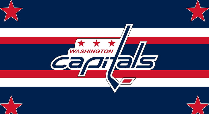 Washington Capitals, logo Washington Capitals, Olahraga, Olahraga Lainnya, hoki, nhl, konferensi timur, ibukota washington, Wallpaper HD