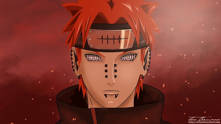 Naruto Pain Vektorgrafik, Anime, Naruto, Pain (Naruto), Yahiko (Naruto), HD-Hintergrundbild