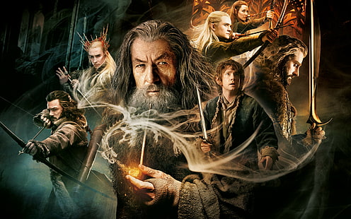 film, filmer, 2880x1800, The Hobbit, The Hobbit The Desolation of Smaug, LOTR, the Lord of the Rings, hd, HD tapet HD wallpaper