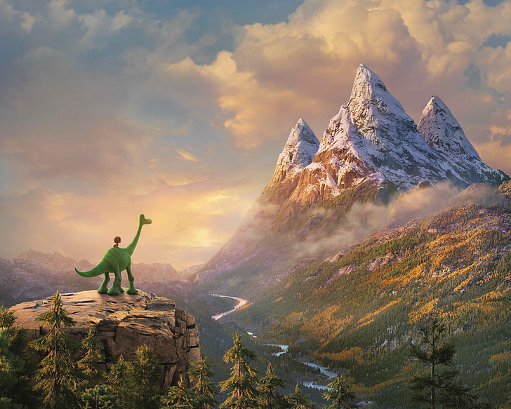 The Good Dinosaur TV still screenshot, Fantasy, Nature, Clouds, Sky,  Landscape, HD wallpaper | Wallpaperbetter