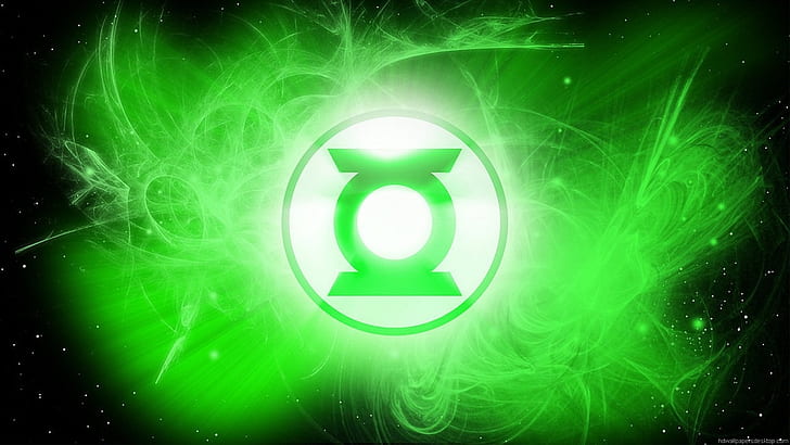 Зеленый Фонарь HD, зеленый, комиксы, фонарь, HD обои