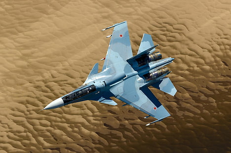 Su-30SM Flanker-C, Fuerza Aérea Rusa, Fondo de pantalla HD HD wallpaper