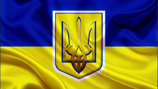 Bandeiras, bandeira da Ucrânia, HD papel de parede HD wallpaper