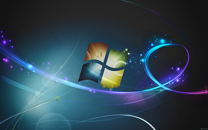 Microsoft Windows 로고 1920x1200 기술 Windows HD 아트, 로고, Microsoft Windows, HD 배경 화면