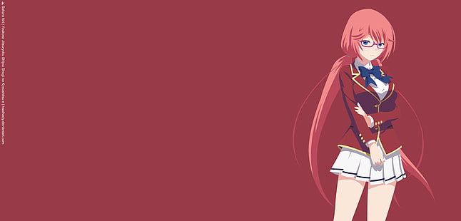 Anime, Classroom of the Elite, Airi Sakura, Glasses, HD wallpaper HD wallpaper