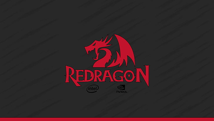 redragon, PC gaming, custom, Photoshop, Nvidia, Intel, HD wallpaper
