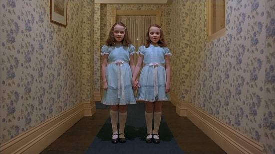 The Shining, twins, children, Stanley Kubrick, horror, movies, 1980 (Year), HD wallpaper HD wallpaper
