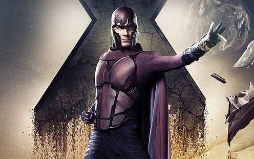 X-Men: Le passé, les films, Magneto, X-Men, Marvel Comics, Michael Fassbender, Fond d'écran HD HD wallpaper