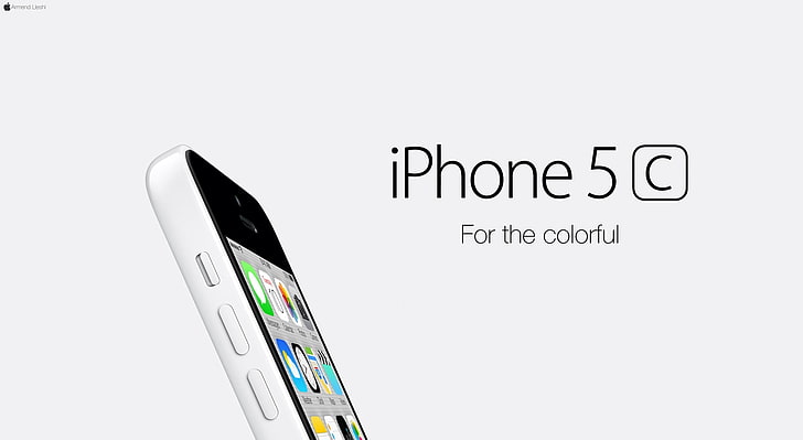 iPhone 5c blanc pour coloré, Ordinateurs, Mac, Apple, blanc, iPhone, iPhone 5c, Fond d'écran HD