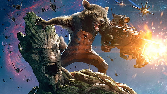 Guardiani della galassia, film, Rocket Raccoon, Sfondo HD HD wallpaper