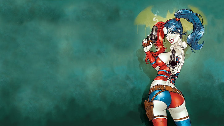 Harley Quinn illustration, Comics, Harley Quinn, HD papel de parede