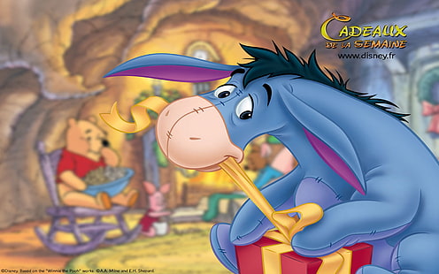 Personaggio Eeyore dal cartone animato Winnie The Pooh Walt Disney Desktop Sfondi HD 1920 × 1200, Sfondo HD HD wallpaper