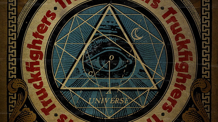 Logo Illuminati, gobelin Illuminati, muzyka, Illuminati, grafika, Tapety HD