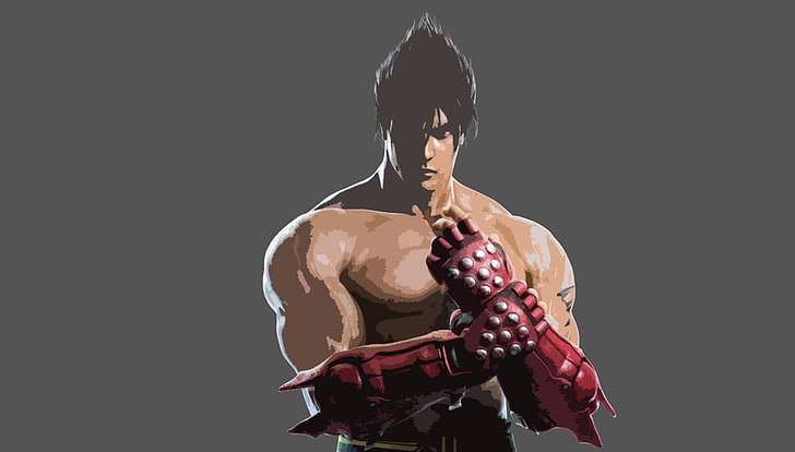 Tekken, Jin Kazama, simple background, simple, HD wallpaper