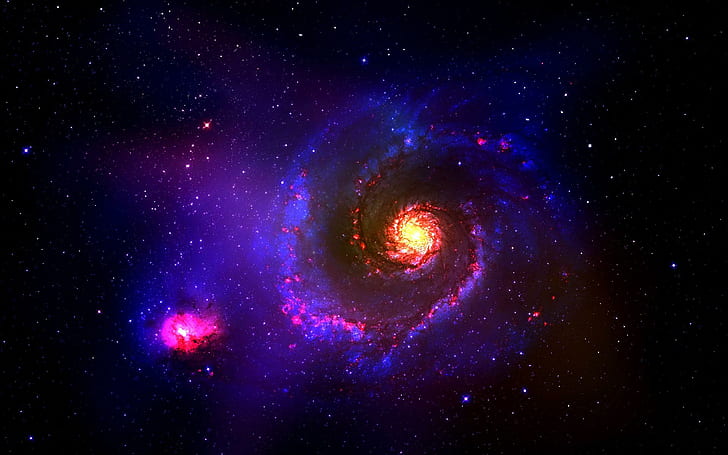Sci Fi Научная фантастика Галактика Звезды Туманность Цвет Пыль Космос Вселенная Для рабочего стола, голубая галактика, космос, цвет, рабочий стол, пыль, фантастика, галактика, туманность, наука, звезды, вселенная, HD обои