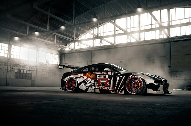 Super Car, LB Performance, Nissan GTR, HD wallpaper