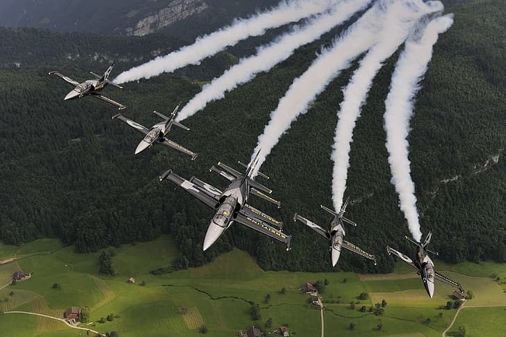 das Flugzeug, Jet, Breitling, Breitling Jet Team, L-39 Albatros, HD-Hintergrundbild