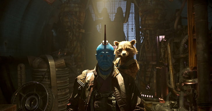 Film, Guardians of the Galaxy Vol. 2, Michael Rooker, Rocket Raccoon, Yondu Udonta, HD tapet