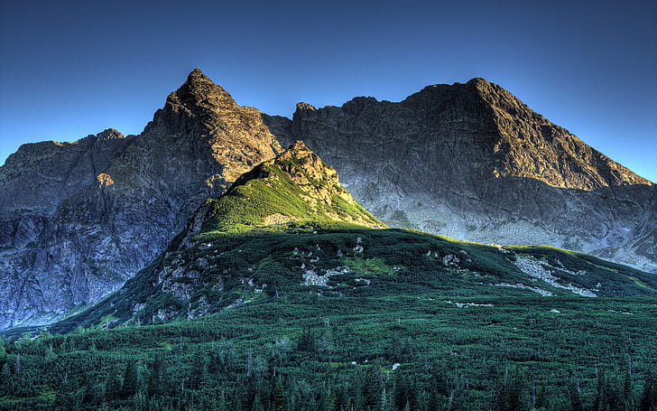 Montanhas Tatra polonesas, polônia, natureza, paisagem, montanhas, HD papel de parede