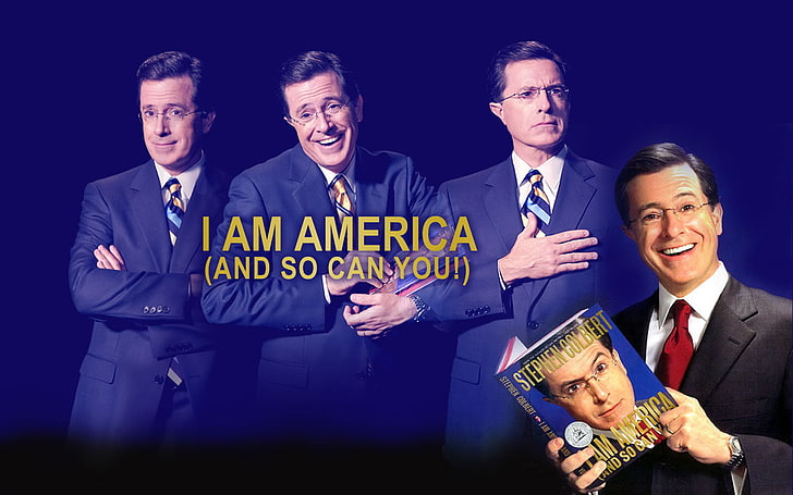 Stephen Colbert, book cover, HD wallpaper