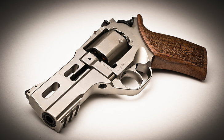 Chiappa Rhino 40DS Pistols, brown and gray revolver pistol, War & Army, , weapon, gun, army, HD wallpaper