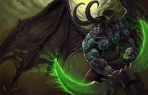 Videospiele, Illidan Stormrage, Warcraft, World of Warcraft, HD-Hintergrundbild HD wallpaper