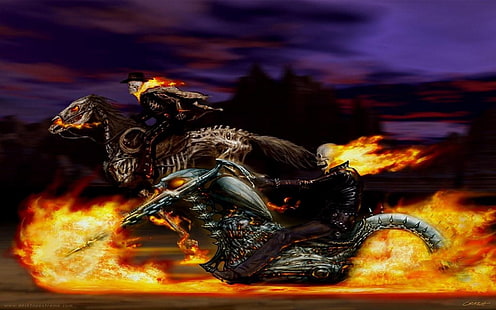 Комикси, Ghost Rider, HD тапет HD wallpaper