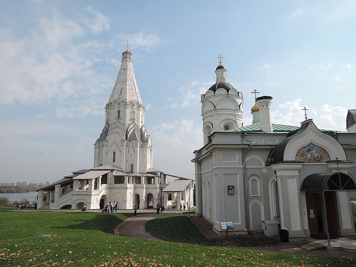教会、コロメンスコエ、モスクワ、オーソドックス、公園、 HDデスクトップの壁紙