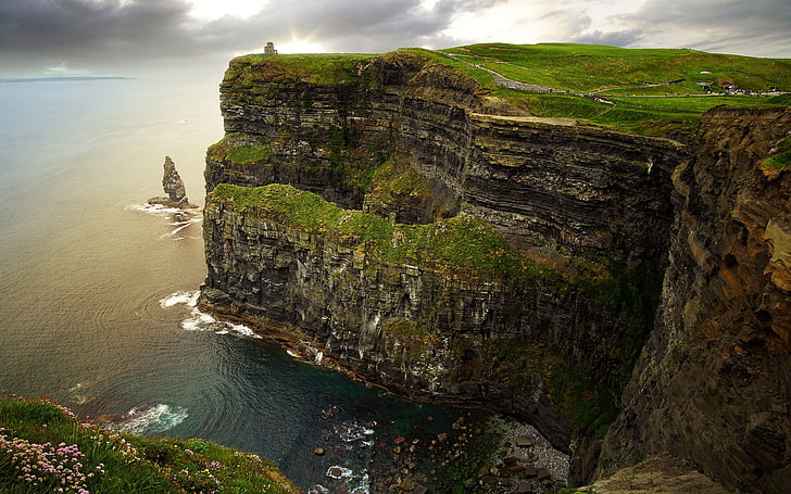 Irlandia Cliff Ocean Coastline iMac Retina 4K Ultra .., Wallpaper HD