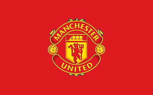 Soccer, Manchester United F.C., Logo, HD wallpaper HD wallpaper