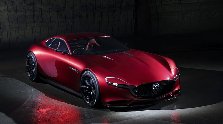 Mazda, rx-vision, motori rotativi, Mazda RX-8, Rx-7, concept car, Sfondo HD