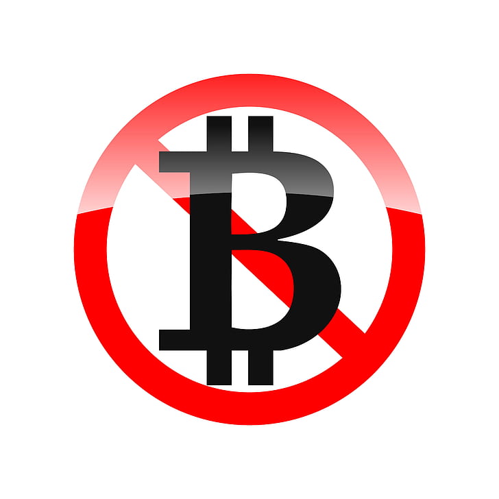sign, red, stop, fon, bitcoin, btc, HD wallpaper