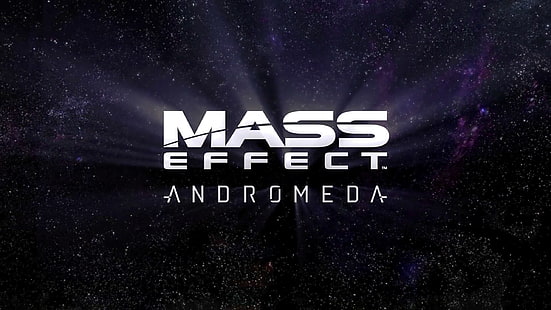 Superposición de texto de Andromeda de Mass Effect, Mass Effect, Mass Effect: Andromeda, Fondo de pantalla HD HD wallpaper
