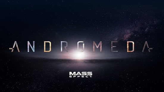 Nakładka tekstowa Andromeda Mass Effect, Mass Effect, Mass Effect: Andromeda, Tapety HD HD wallpaper