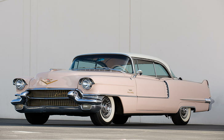 1956 Cadillac Series 62, peach classic car, cars, 1920x1200, cadillac, cadillac series 62, HD wallpaper