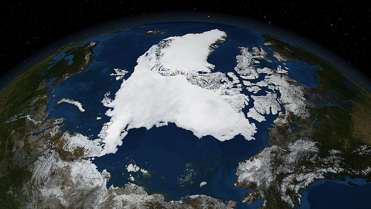 แผนที่แอตแลนติกเหนือโลกศิลปะอวกาศอวกาศดาวเคราะห์, วอลล์เปเปอร์ HD