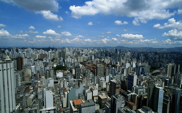america, brazil, buildings, city, megapole, paulo, sao, south, HD wallpaper