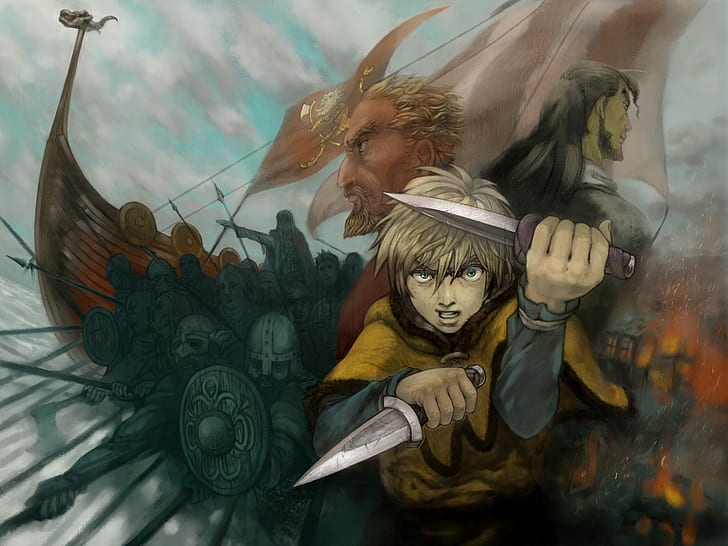 Anime, Vinland Saga, Askeladd (Vinland Saga), Thorfinn (Vinland Saga), Thors (Vinland Saga), HD-Hintergrundbild