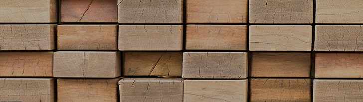 Ilustración de tablón de madera marrón, pantalla múltiple, madera, Fondo de pantalla HD