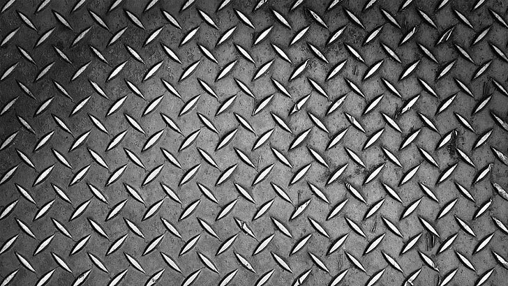 panel ze stali szarej, wzór, Tapety HD