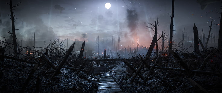Landschaft, Krieg, digitale Kunst, PC-Spiele, Battlefield 1, Videospiele, HD-Hintergrundbild HD wallpaper