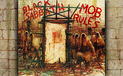Banda (música), Black Sabbath, capa de álbum, Hard Rock, Heavy Metal, HD papel de parede HD wallpaper