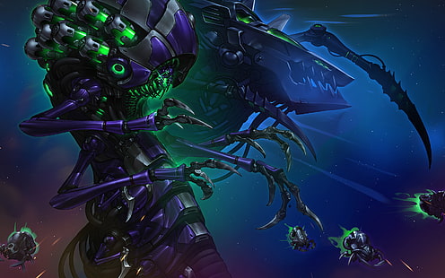 วิดีโอเกม Heroes of the Storm, Abathur (StarCraft), วอลล์เปเปอร์ HD HD wallpaper
