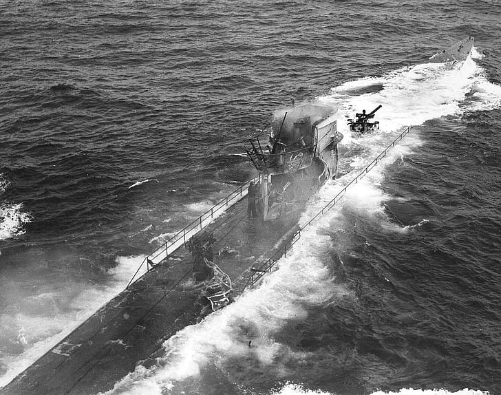Wojskowy, U-175, U-boot, Tapety HD