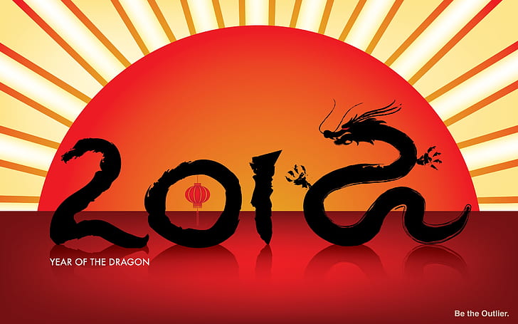 Year of the Dragon 2012, Year, Dragon, 2012, HD wallpaper