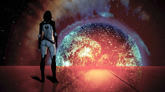 Mass Effect, Mass Effect 2, Miranda Lawson, HD тапет HD wallpaper