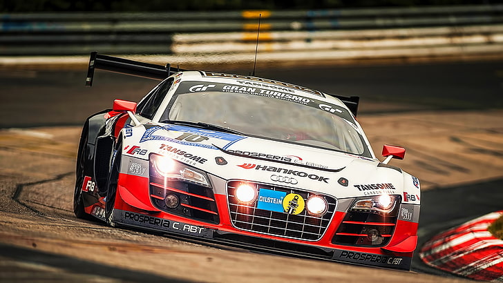 Audi R8 GT3, carreras, autos de carrera, Fondo de pantalla HD